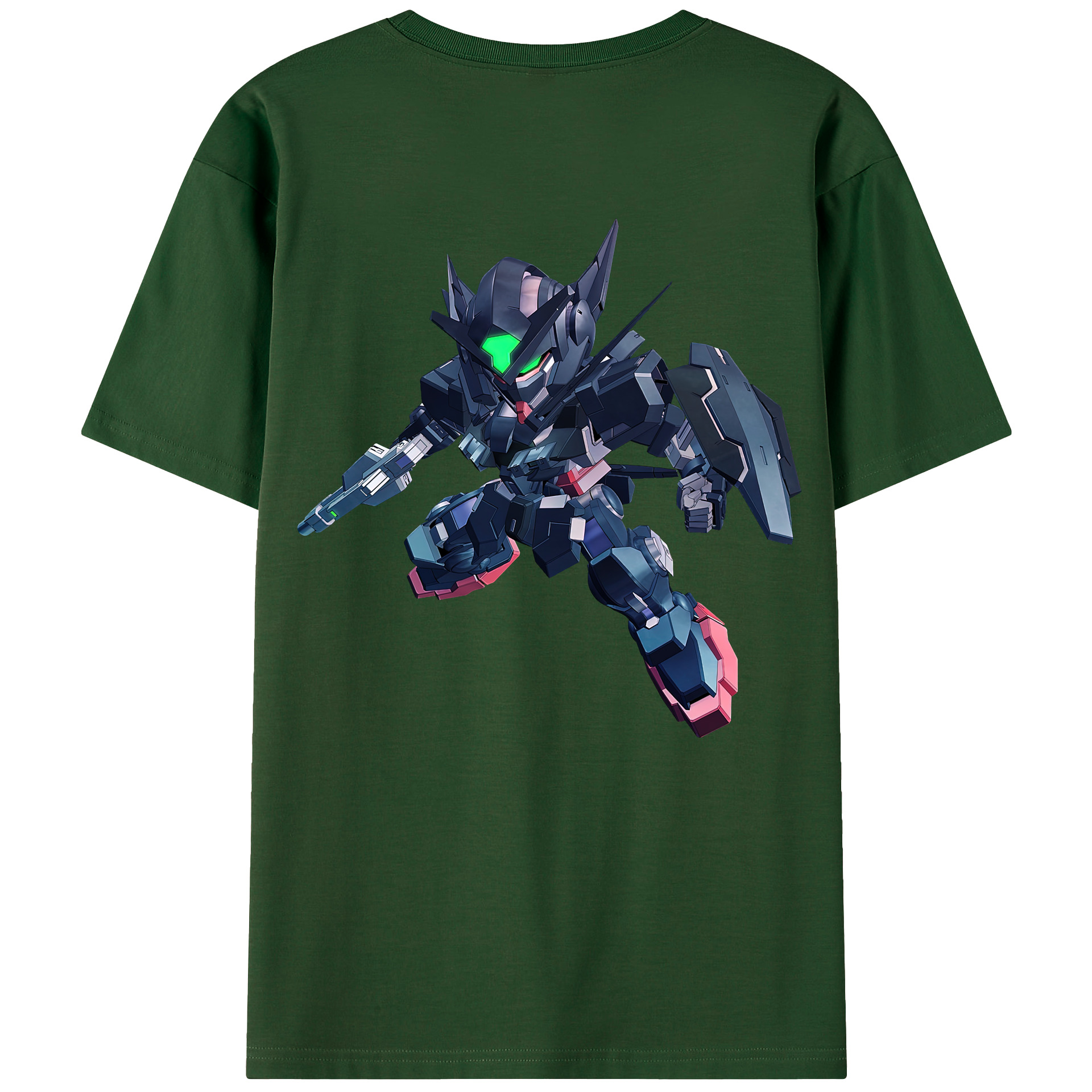 （画像用） 機動戦士ガンダム Mobile Suit Gundam 綿100％半袖Tシャツ（背面プリント）